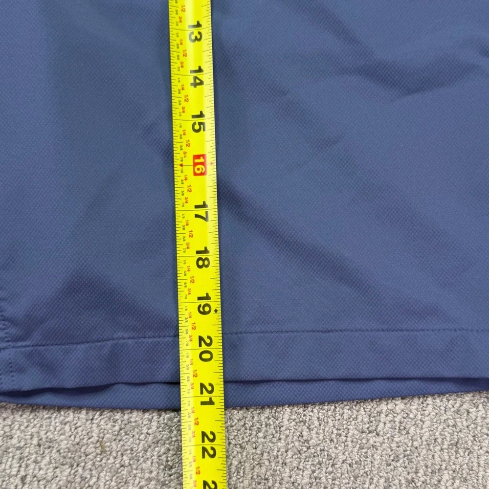 Johnnie-O Mens Blue Performance Stretch Golf Flat Front Shorts Size 38 NWOT